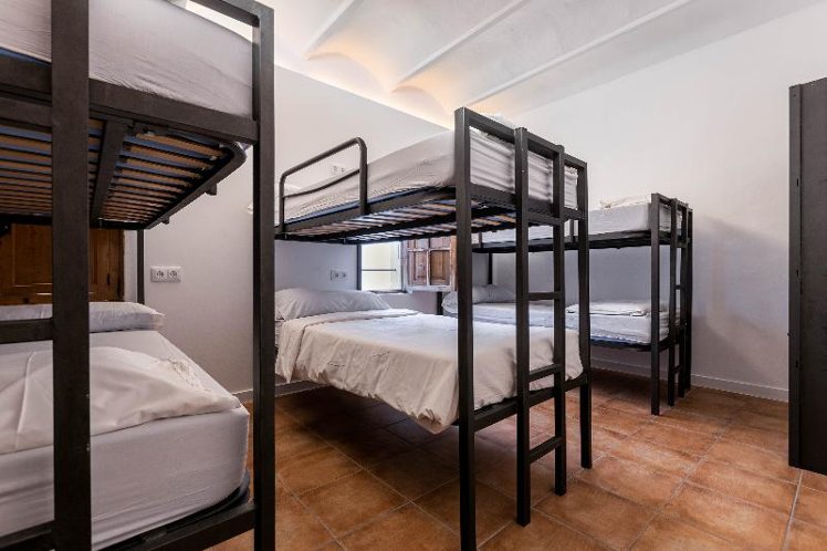Bed in dormitory BUNK BED Room